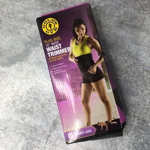 gold's gym waist trimmer plus size